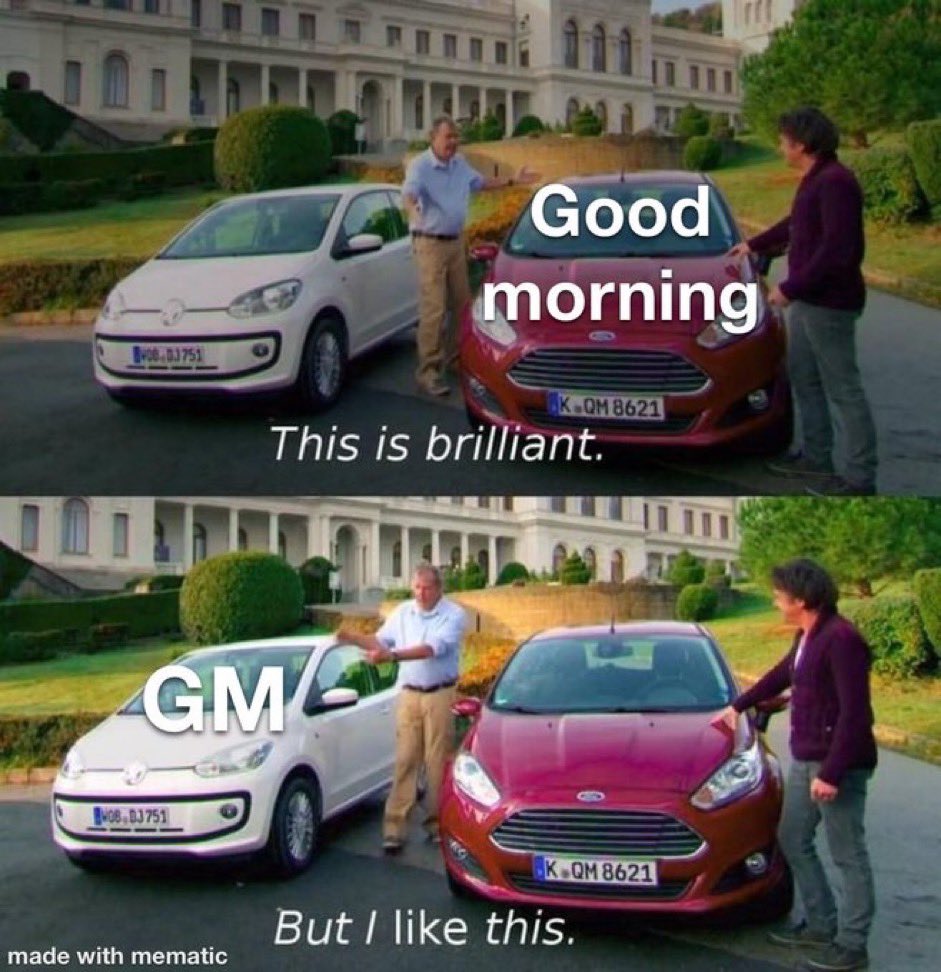 GM to everyone ☀️♥️