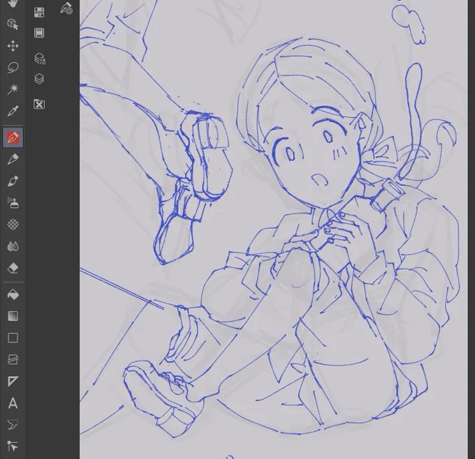 イラストも描きたくなって描いてる_✍ 