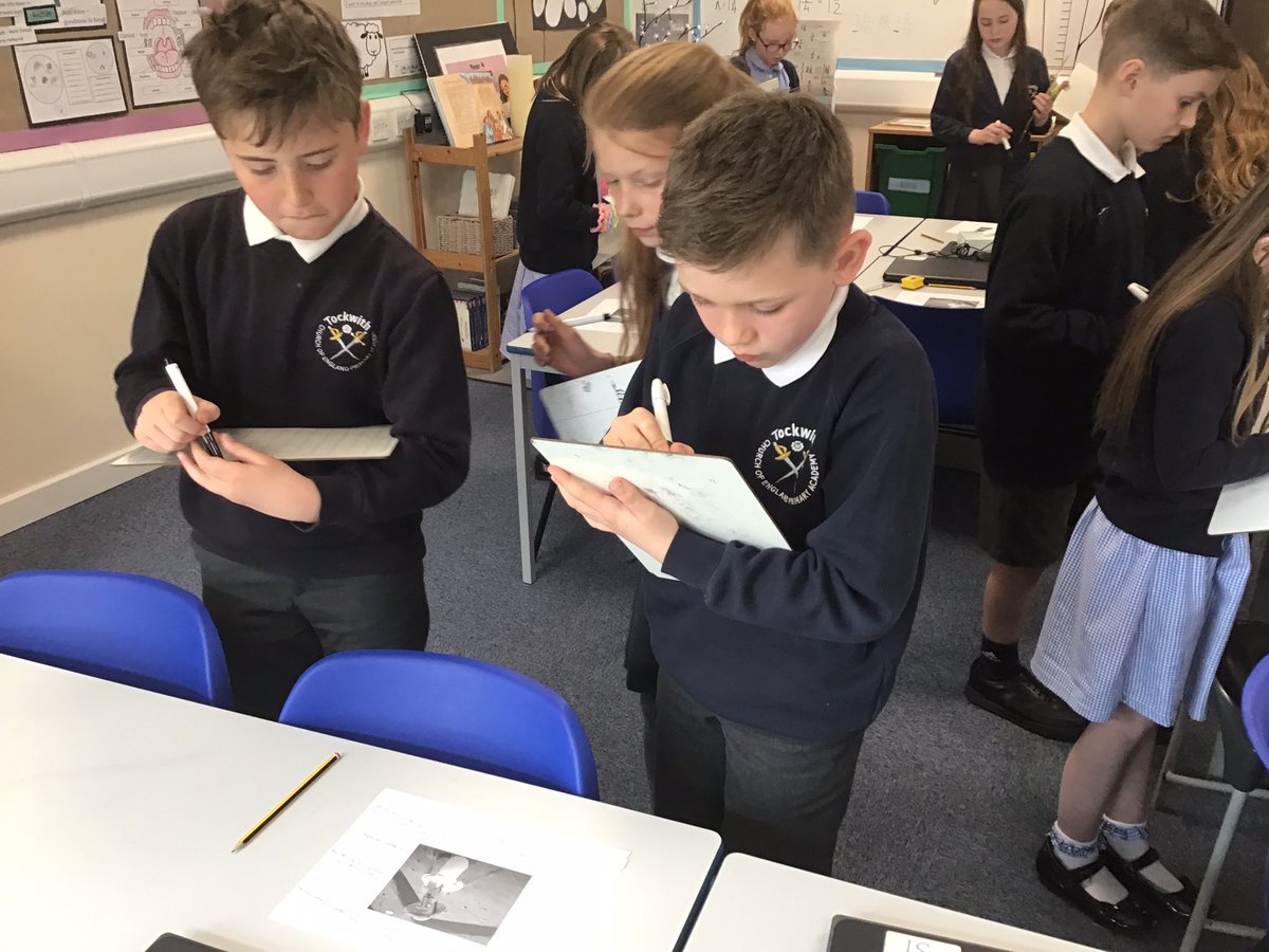 miss_stanton_y4's tweet photo. Year 4’s work exhibition!
We had a look at other children’s work to see if we could magpie some ideas for our Ancient Egypt Recount, amazing focus team! #TockY4 #TockEnglish @Tockwithcofe https://t.co/cbQy7CNERA
