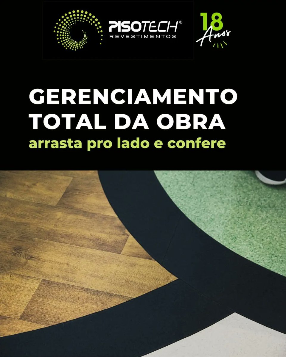 Pisotech's tweet image. Porque fazer a instalação de piso vinílico com a Pisotech? Arrasta pro lado e confere o que faz da Pisotech a melhor empresa com foco em piso vinílico do Brasil.