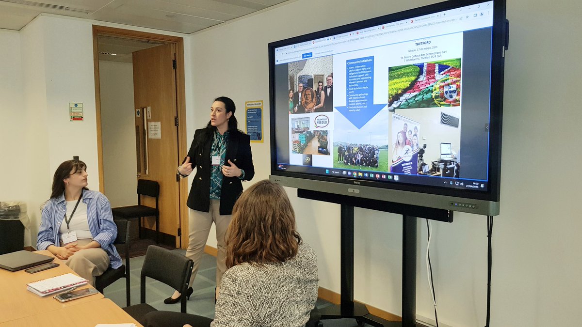 EgleDagilyte's tweet photo. Great to hear from my @AngliaRuskin #LawStudent, Carla Barreto, about her role as a local independent councillor in #Thetford Town and activities by the charity she established, S.I.M.P.L.E. Norfolk #UMigNet https://t.co/jCdUJ5rz8v