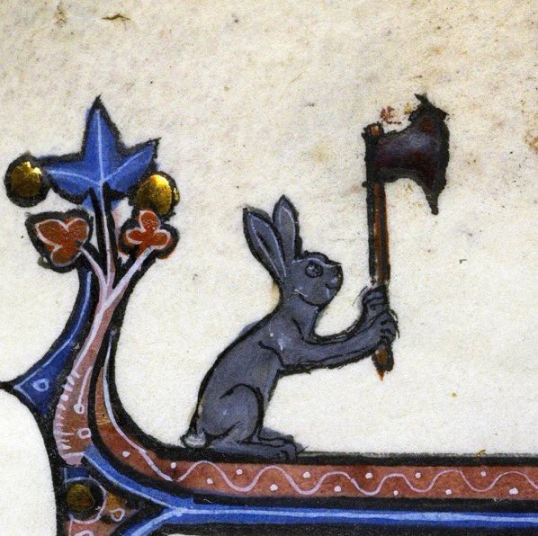 WeirdMedieval's tweet image. share if you love bunnies or are prepared to commit an act of unspeakable violence