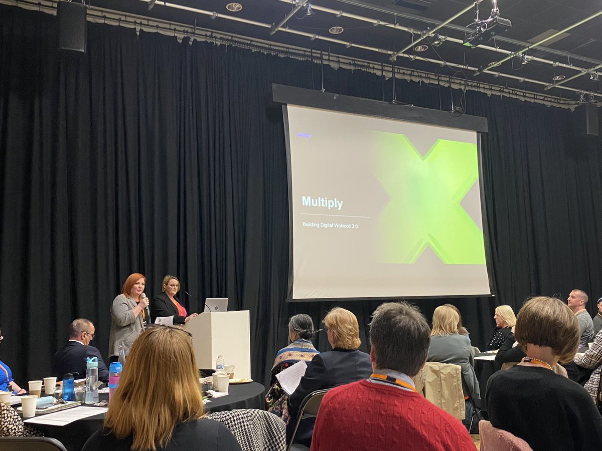 ThisIsCentury's tweet photo. Rebecca and Rowena from @wolvcoll also spoke about the importance of breaking the stigma around adult maths from their successful rollout of the government’s #Multiply scheme.
#feconference #CENTURY #BMet #SkillsforLife #AdultNumeracy https://t.co/LkRfCNxKj1