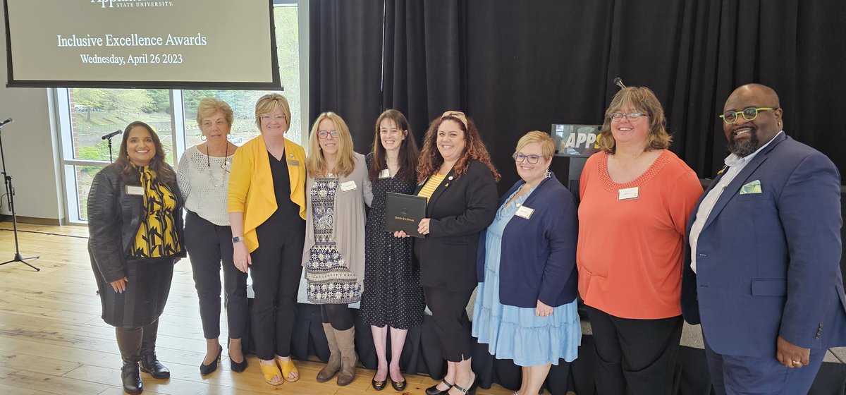 Proud of @tipncorg district @MACSchools, Superintendent @kkimor and her amazing staff for being named a recipient of the @AppChancellor Inclusive Excellence Award at @appstate. Mount Airy's Blue Bear Bus Summer Team serves students across the city. #Innovation