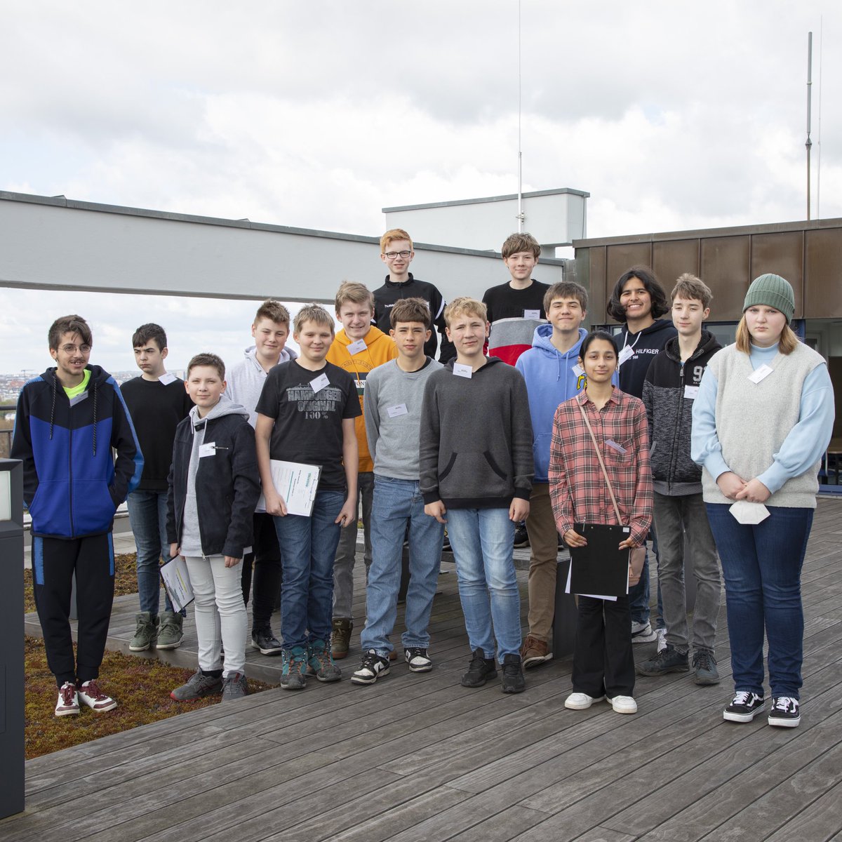 Heute haben 15 Schülerinnen und Schüler im Rahmen des Girls‘ &amp; Boys‘ Day Einblicke in verschiedene Abteilungen der Schulbehörde, auch unsere Pressestelle, bekommen. Schön, dass ihr da wart!