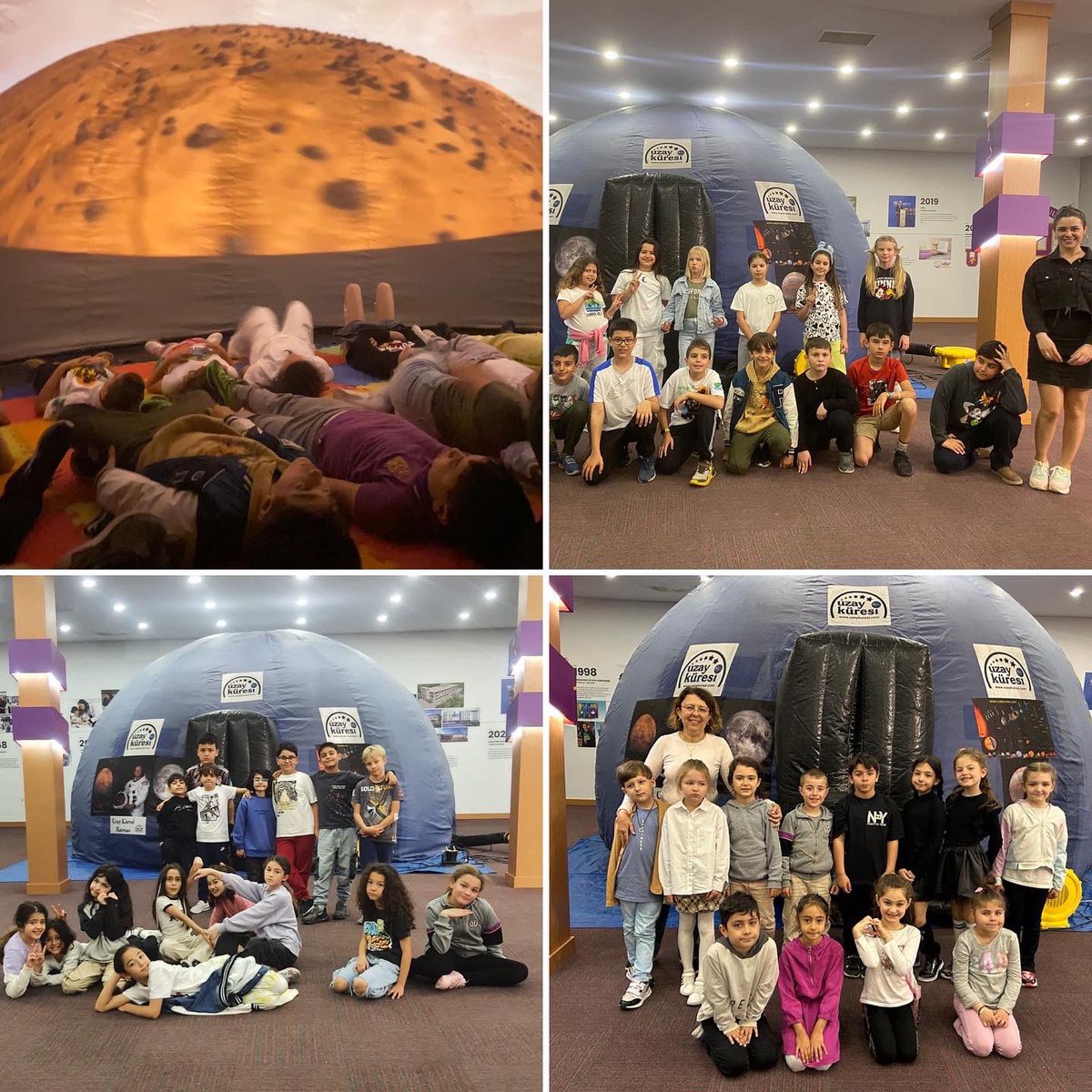 Öğrencilerimiz 23 Nisan Ulusal Egemenlik ve Çocuk Bayramı Şenliğimiz kapsamında, okulumuzda ağırladığımız Uzay Küresi’nde, eğlenerek öğrendikleri keyifli bir deneyim yaşadılar🚀🪐 🌍💜