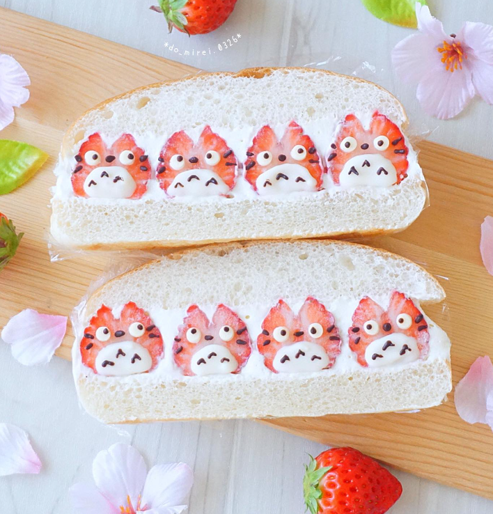 Totoro sandwiches by do_mirei.0326