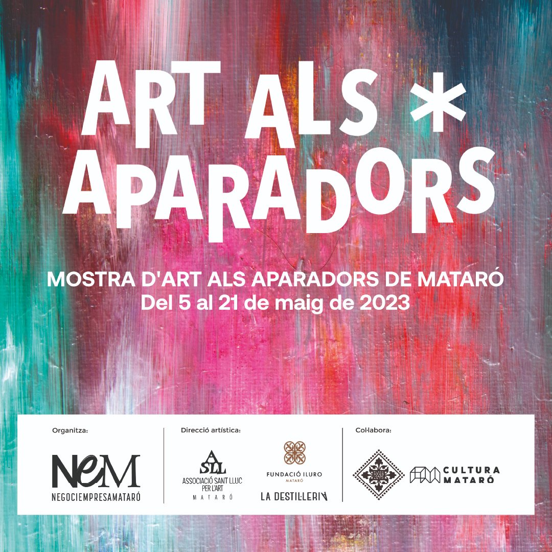 Associació Sant Lluc - Mataró (@ass_santlluc) on Twitter photo Escalfant motors! 💥
👉 A partir de divendres 5 de maig, els nostres associats, juntament amb artistes de la <a href="/FundacioIluro/">Fundació Iluro</a> i <a href="/ladestilleria/">La Destil·leria</a> prendran els aparadors de la nostra ciutat! Escalfant motors! 💥
👉 A partir de divendres 5 de maig, els nostres associats, juntament amb artistes de la <a href="/FundacioIluro/">Fundació Iluro</a> i <a href="/ladestilleria/">La Destil·leria</a> prendran els aparadors de la nostra ciutat!