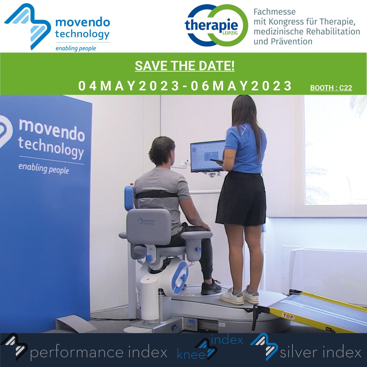 Movendo Technology is participating also this year in Therapie Leipzig! Come find us!
Presentation video: bit.ly/3Mq4ajv
#hunova #movendotechnology #robotics #therapieLeipzig2023