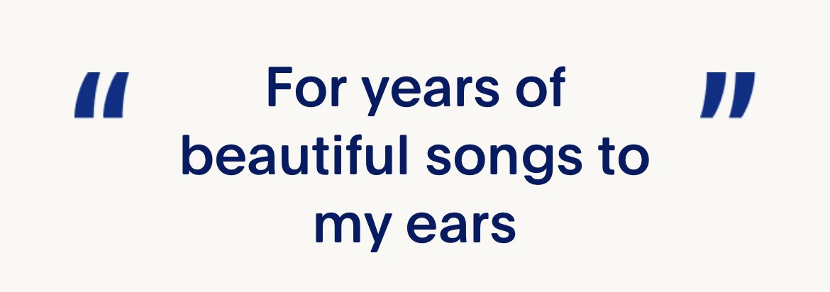 An old friend sent me £50 the other day just with the message, “For years of beautiful songs to my ears”

Consider doing similar for any independent musicians you have on repeat. It helps!

#FixStreaming