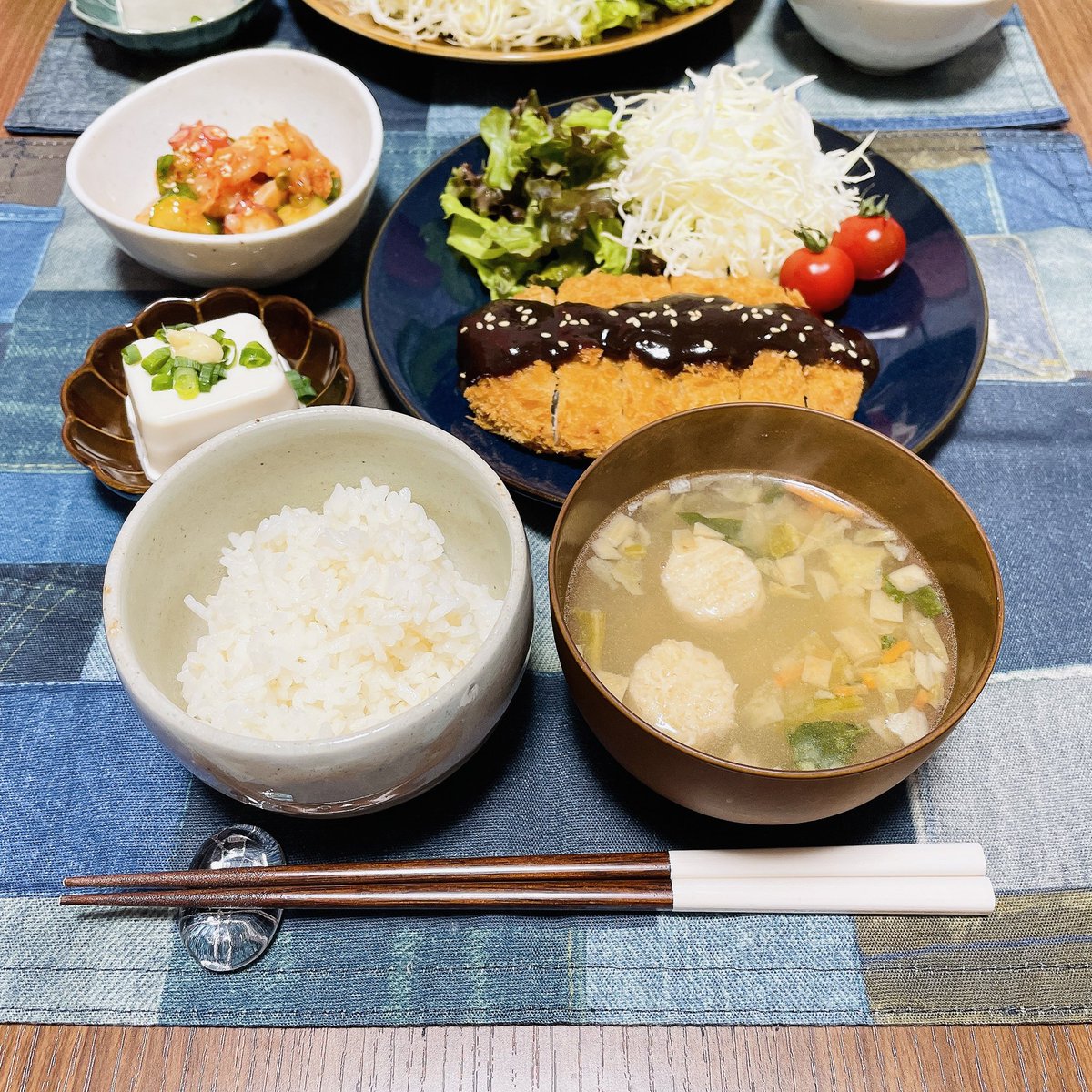 今日と昨日の 我が家の晩ごはん🍚🥢 とっても美味しかったです！😆 今日も1日お疲れ様でした❣️