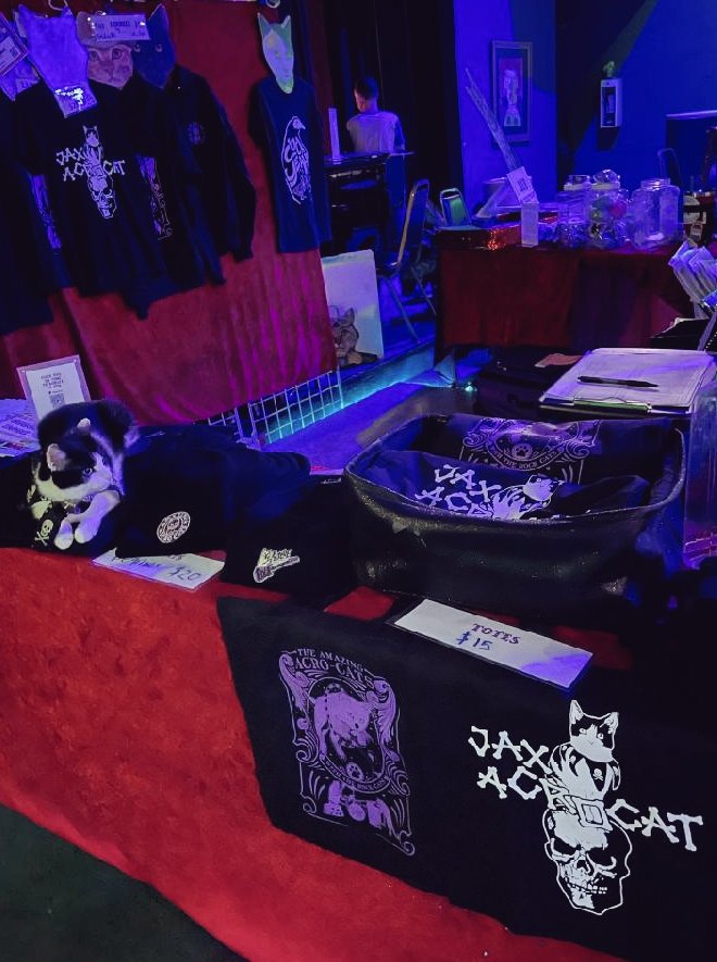 MY MERCH! MOL! 💀

#JAXACROCAT #ACROCATS #CatsOfTwitter