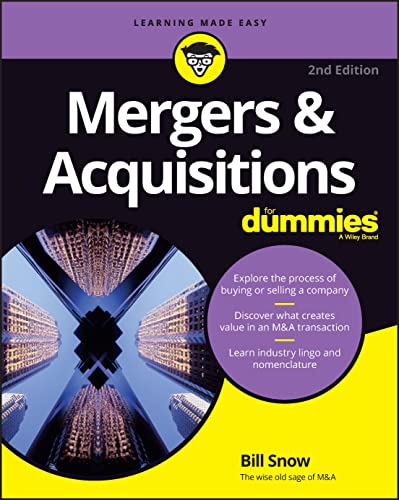 2nd edition of my Mergers & Acquisitions tome is out May 31! 

#mergers #business #fordummies #acquisitions #sellmybusiness #economics 

amazon.com/Mergers-Acquis…