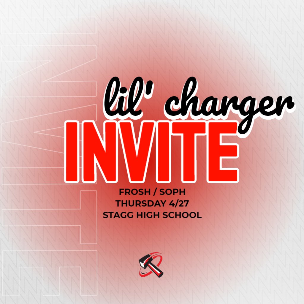 Today your frosh/soph athletes are competing at the Lil' Charger Invite at Stagg HS! Best of luck as you compete! #strivetogether