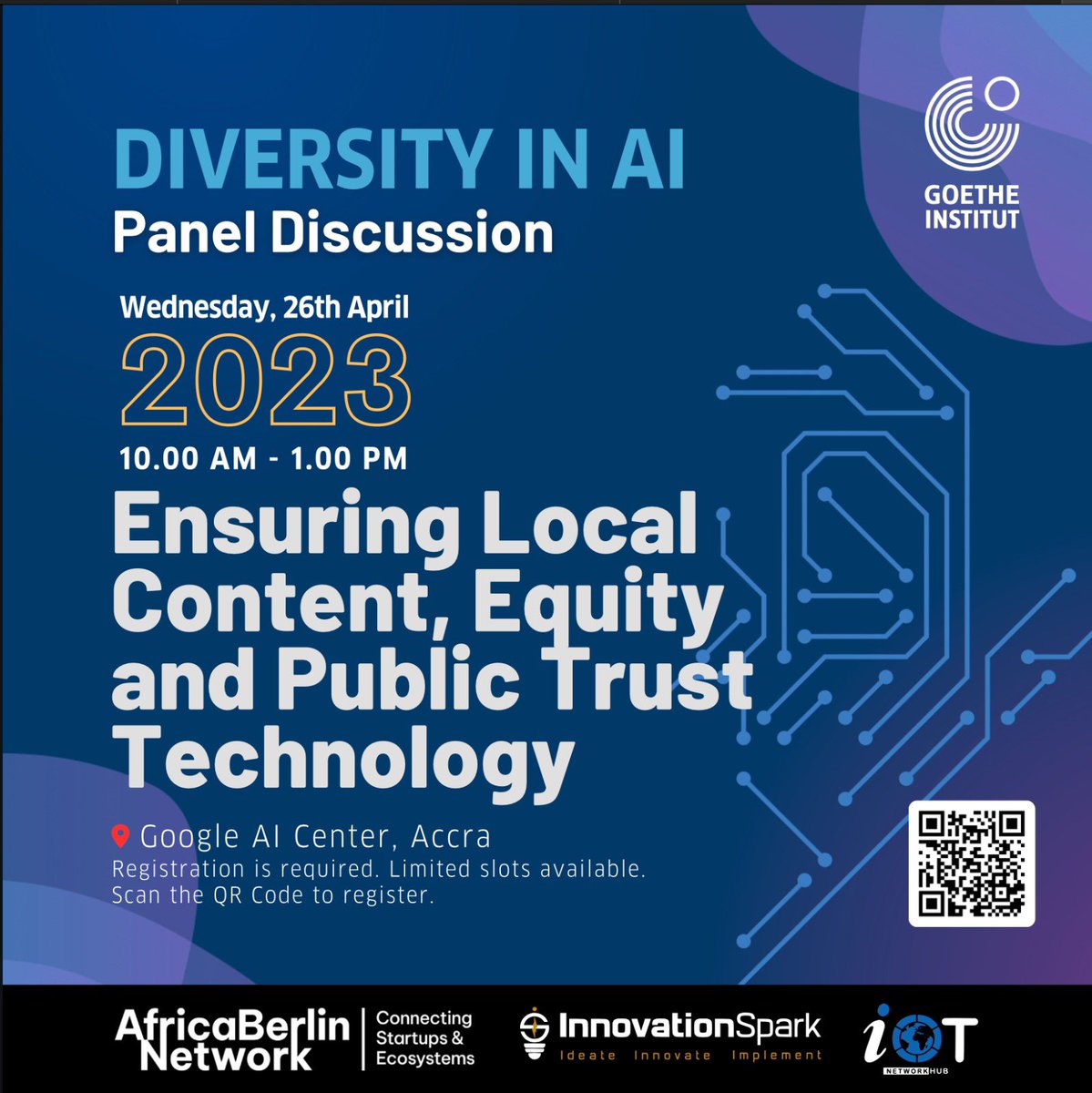 Yesterday, I had the pleasure of joining my fellow AI practitioners based in Ghana for an open discussion on #diversity in AI.

It was nice to see my AI people again <a href="/TiiimaT/">Fatima</a> @A__Diack 🚀

#AI #articialintelligence #AIethics #aibias #problemsolving #AFriva #Buildtosolve