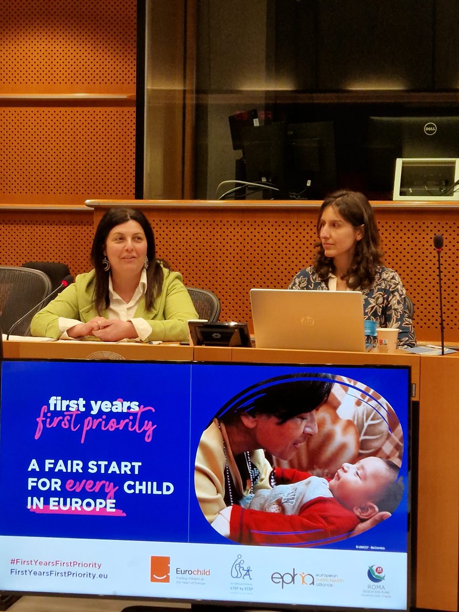 RomaniChildren's tweet image. @AgataDaddato and Francesca Colombo present #FirstYearsFirstPriorities campaign
and the importance of having data to develop responsive policies and programmes to revert Roma children&apos;s situation.

#RomaWeek2023