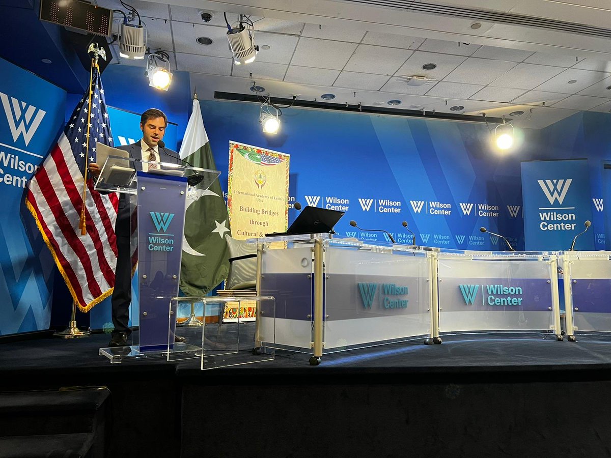 🔴Happening Now
Conference on The Future of US-#Pakistan Relations with @AsiaProgram ⁦@TheWilsonCenter⁩ ⁦@PkPublicDiplo⁩ ⁦@ForeignOfficePk⁩

📺Watch here : buff.ly/441cLQc