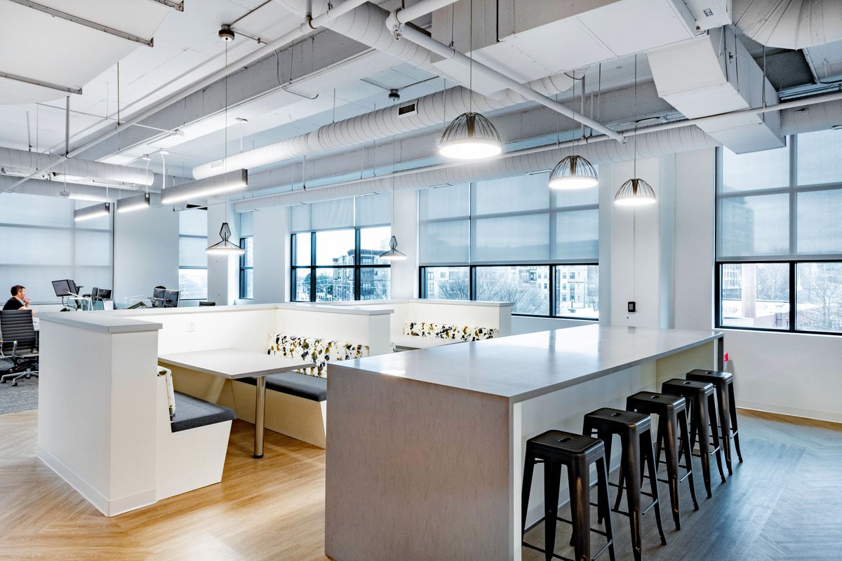 We recently partnered with Studio Architects on their new space at the 8West development in Atlanta’s Upper Westside. The Studio Architects team thoughtfully designed this amazing space to  capitalize on the dynamite views of the city.

 #BuildingTogether #CorporateInteriors