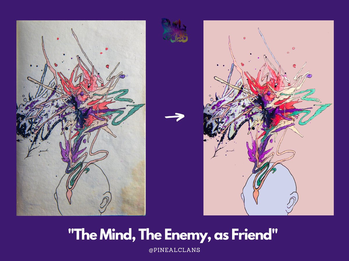 Progression is key. 

All we have to do is keep going.  

It seems we’re in a 1/1 bear market right now. But best we can do is continue to push forward. 

“The Mind, The Enemy, as Friend” 

1/1 upgrades by Pineal Clans