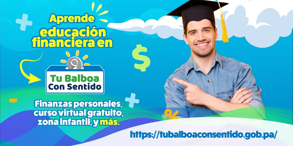 ¿Quieres aprender de forma divertida a ahorrar y hacer buen uso de tus finanzas?  Visita el estand CA-21 en la Feria Internacional de Azuero de Tu Balboa Consentido, en la planta alta del edificio Canajagua, una iniciativa de la Superintendencia de Bancos. Síguenos en las redes.