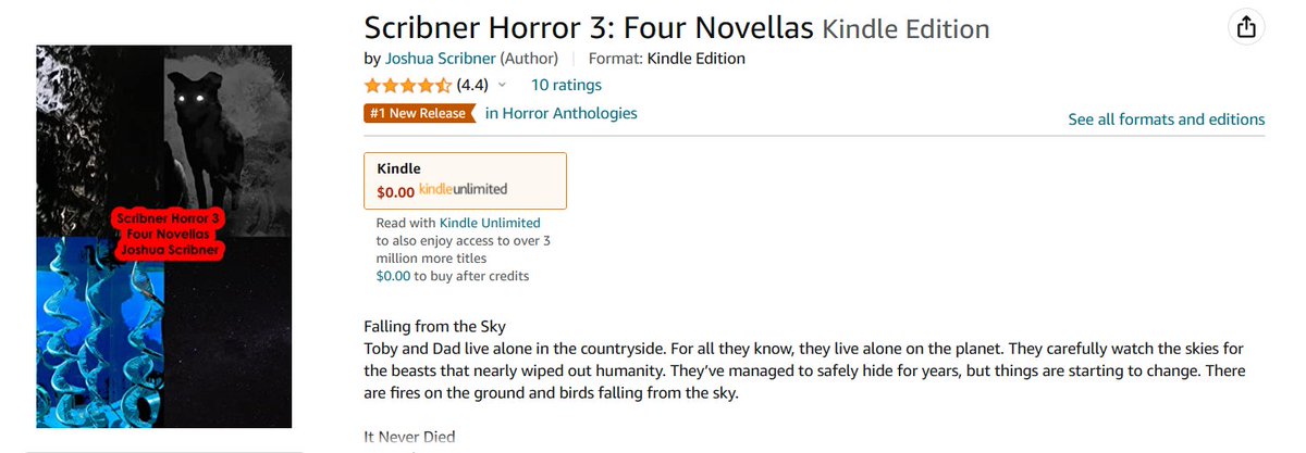 This is my first #1 New Release that’s not a short read.

amazon.com/dp/B0BZWLVJ8K