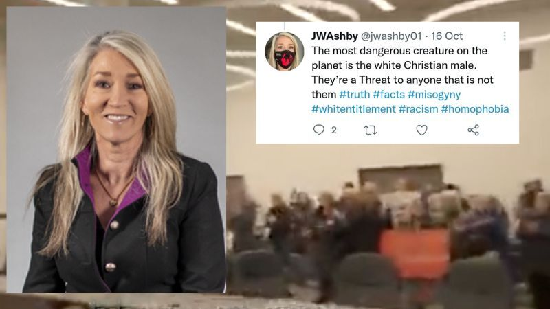 MarkVosylius's tweet photo. So I hate wading into the Waterloo School Board meeting. But imagine IF I said trans people are the most dangerous creature on the planet. Yet the school board has KEPT this person as a trustee...really?  I FEEL VERY UNSAFE RIGHT NOW #racism #misogyny #homophobia https://t.co/dSSTFUC5wy