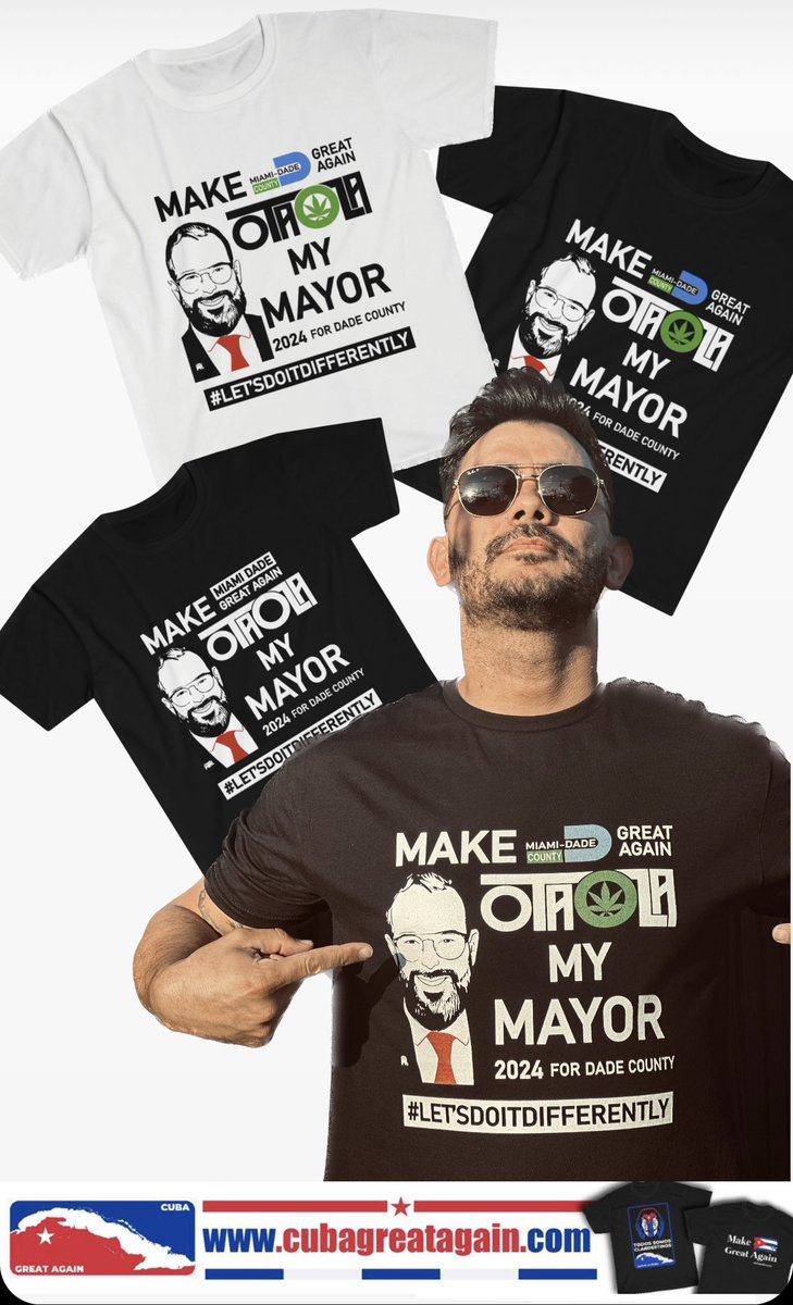 Otaola2024 let’s do it  differently   #otaola4mayor
#otaola2024
#letsdoitdifferently
#miamivscommunism
#freedom
#usa 
#electionsready2024
#miamidade 

cubagreatagain.com