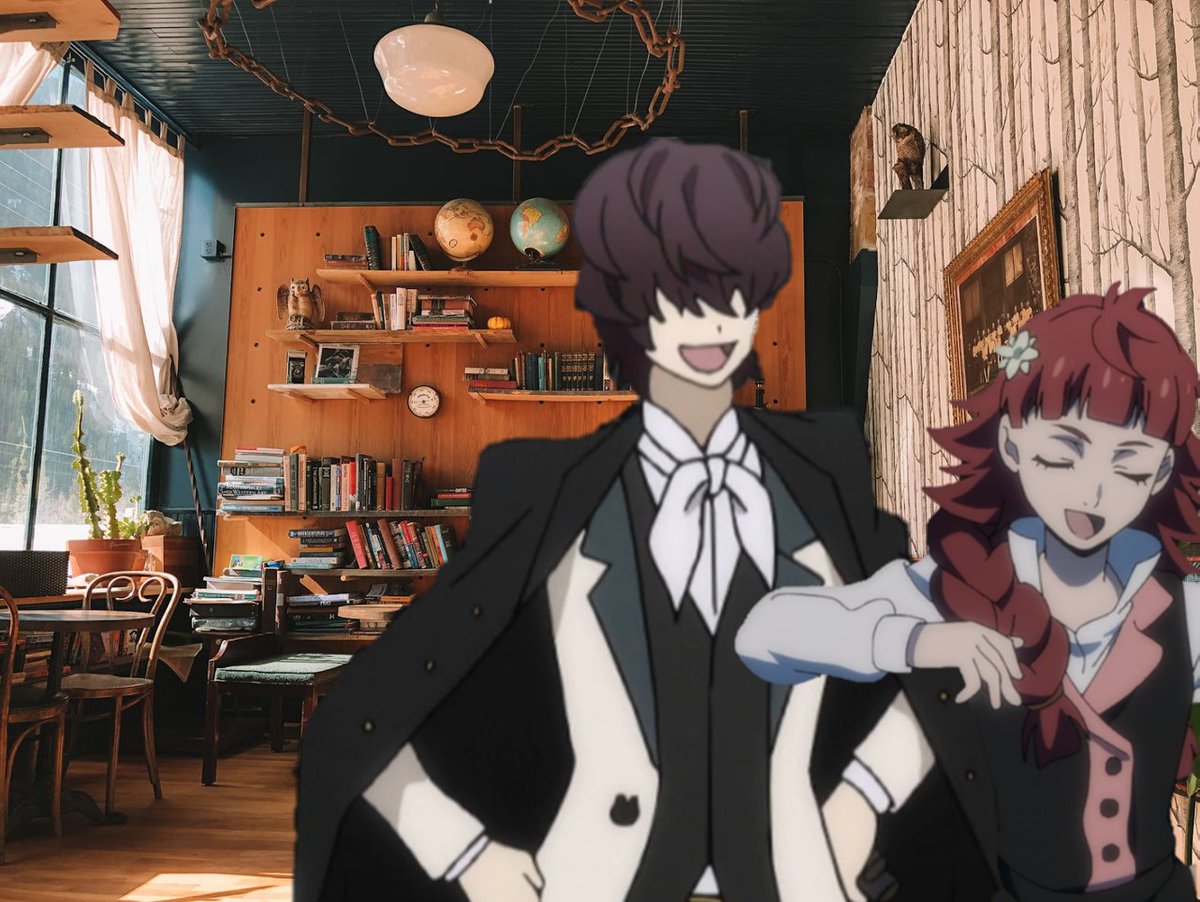 Lucy Maud Montgomery and Edgar Allan Poe are gushing about cute detective agency boys!