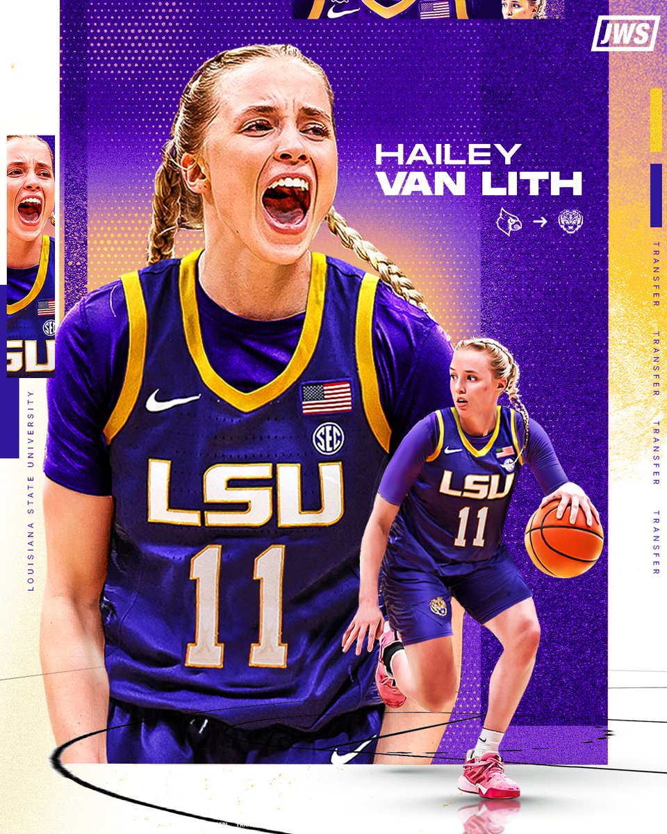 justwsports's tweet image. BREAKING: Hailey Van Lith to LSU