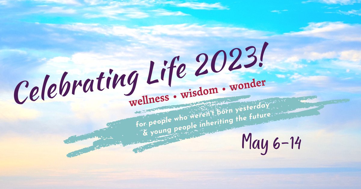 Join us and take your FREE front-row seat for "Celebrating Life 2023", an unprecedented free, global, non-profit, virtual celebration, conference, and product/services exposition. 
Register here: celebratinglife2023.org/?ref=52
and learn about this event in this thread! (1/7)