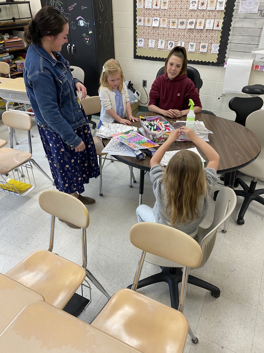 Thank you to Ms. Coleman for creating some fun activities for our visitors on Take your Child to Work Day! <a href="/JToddings/">Josh Toddings</a>