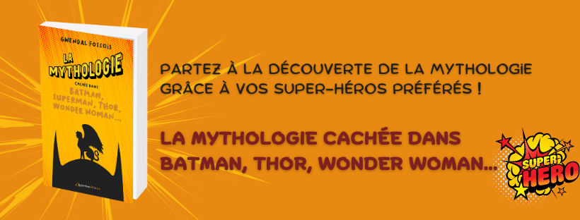 (Re) découvrez la mythologie grâce à vos super-héros préférés ! #Batman #Thor #WonderWoman 

📚Le nouvel ouvrage de <a href="/gwenfoss/">Gwendal Fossois</a> disponible en librairies !