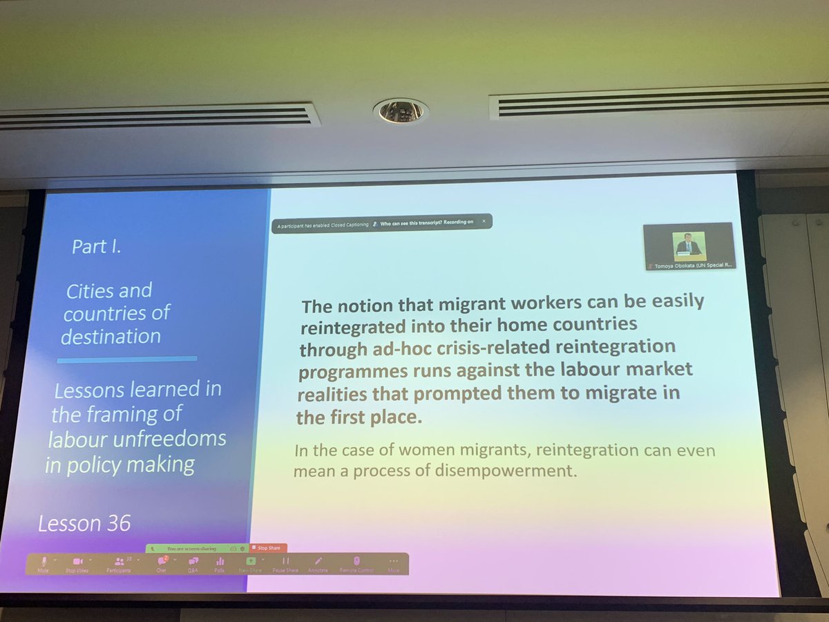 pkotiswaran's tweet photo. Problematising reintegration initiatives as part of conventional anti trafficking approaches @FCDOResearch @ILO_EndSlavery @KCL_Law #workinfreedom https://t.co/aRDb2Ih8Bz