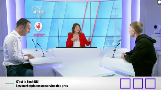 BFMMarseille's tweet image. @AMFrenchTech et Raphaëlle Duchemin font un focus sur les plateformes à destination des pros avec @Prozon_com et Foodia. #marketplace 

C’est la Tech BB ! vous est présenté par @AMPMetropole et @CA_alp_prov

bfmtv.com/marseille/repl…