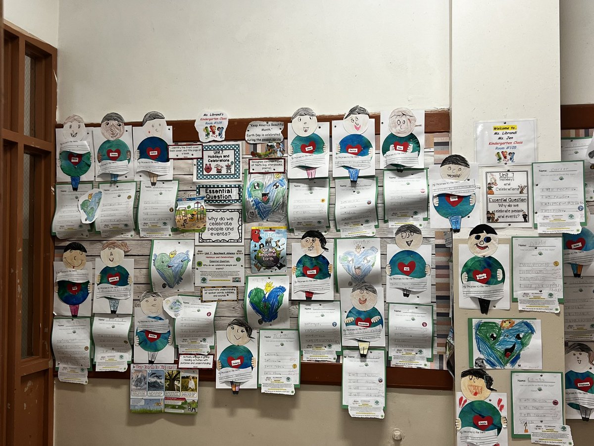 Maestrajenn's tweet image. Students worked hard on culminating tasks for Earth Day. @BenchmarkEdu #Unit7 #holidays #celebrations #butterflyrelease @School5Yonkers @YonkersSchools