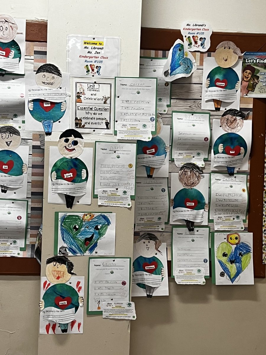 Maestrajenn's tweet image. Students worked hard on culminating tasks for Earth Day. @BenchmarkEdu #Unit7 #holidays #celebrations #butterflyrelease @School5Yonkers @YonkersSchools