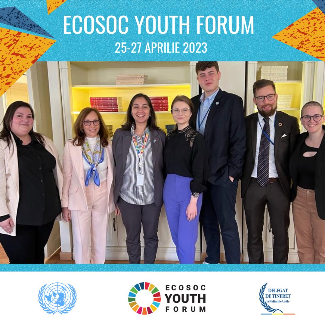 Ro_UNYD's tweet photo. We were delighted to welcome young people from across the world at the Romanian Permanent Mission at the United Nations (@RomaniaUN_NY) to discuss youth mental health! 

Our speakers shared initiatives, key information and good practices on youth mental health! https://t.co/e7SDCL1nLk