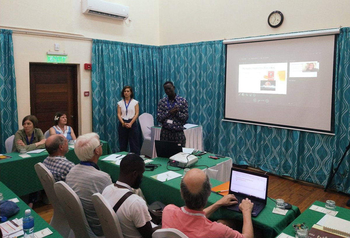 IPPNWgermany's tweet photo. "Climate Stability aus der Perspektive von Medical Peace Work": Präsentation von Laura Wunder und Victor Chelashow, IPPNW Germany & IPPNW Kenia
🌍🌎🌏#Klimakrise #HealthThroughPeace #globalhealh #Mombasa #IPPNW #Kenia https://t.co/stSAVOpBtC