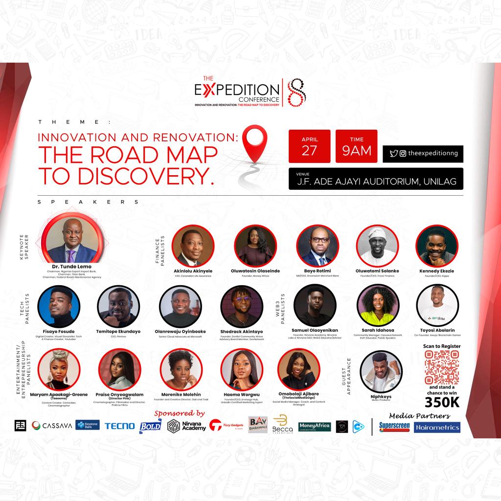 that_deolagirl's tweet photo. @TheExpeditionNG is the best thing happening today. I've been enjoying myself so much that laughing once more will crack my ribs😂😂.

Kudos to the team, I'm Impressed.

#Tec8
#Expeditionconference
#Innovation https://t.co/BgC6pmtgyi