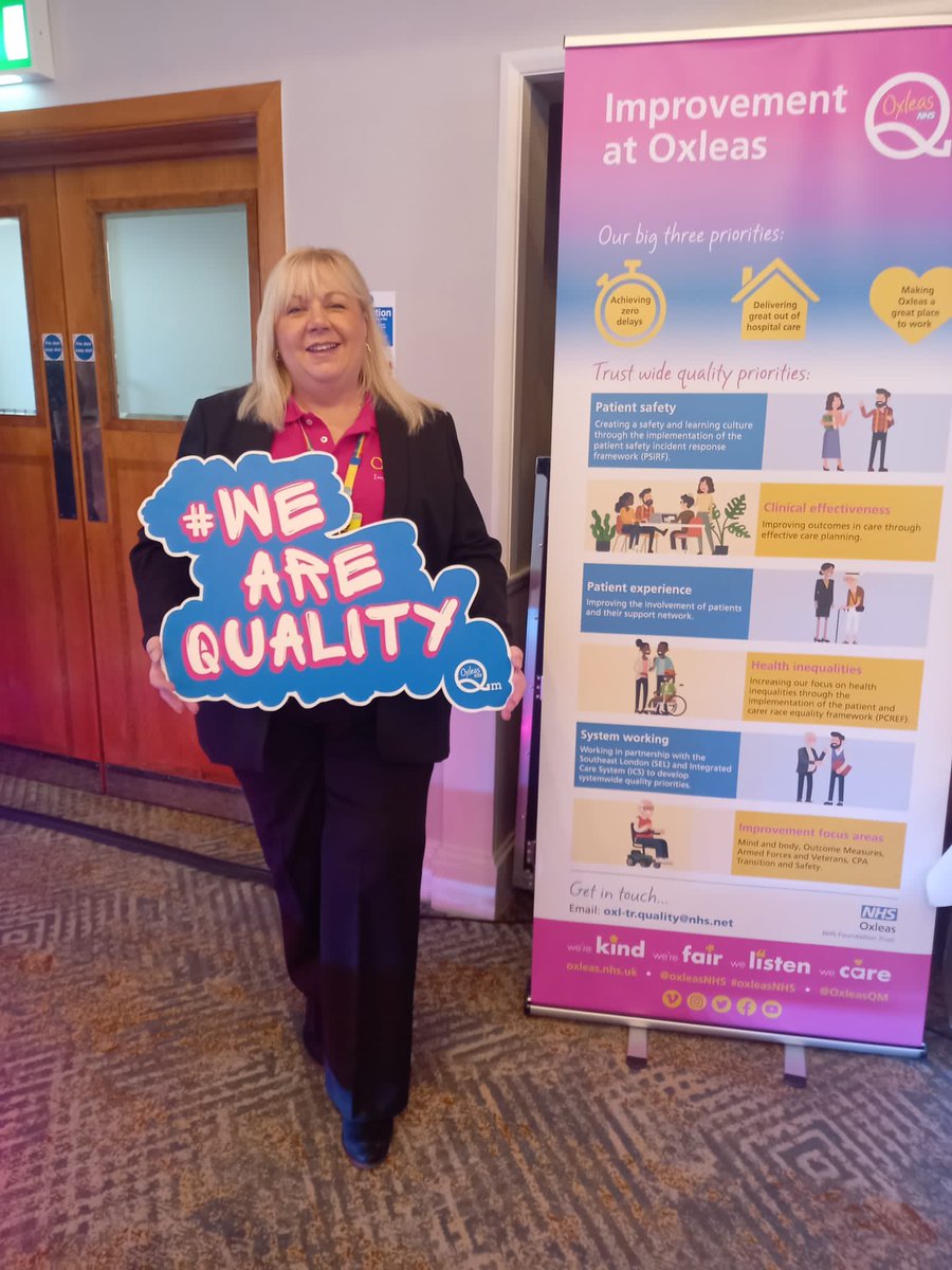 AmiQC2022's tweet photo. An amazing day at the quality improvement showcase with @OxleasQM @abimfadipe @Vicky362174 @VSaffin @MMQI333 https://t.co/7JaAeycPaU