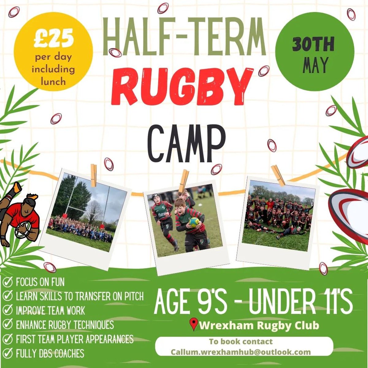 NorthWalesCU's tweet photo. Wrexham Rugby Club - Mini and Juniors Section are one of our #learningdestinations so if your child has a Passport to Learning, why not take them down for the day! They'll earn a stamp code and have a lot of fun! https://t.co/miSIRd4hWP