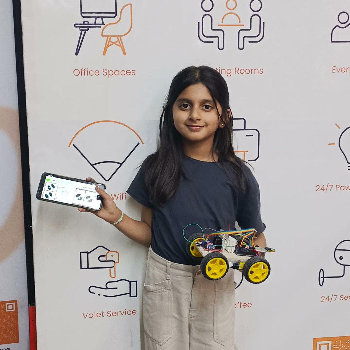 mechabotiXx's tweet photo. "🤖🚀 Our MechaBotix Edutech robotics workshop was a huge success. From snails and cooling fans to remote control cars and spinning robots, these young innovators are the future of STEM!🌟
#roboticsworkshop #kidscancode #STEMeducation #futureinnovators #robotics #programming https://t.co/rLizfJ8UWP
