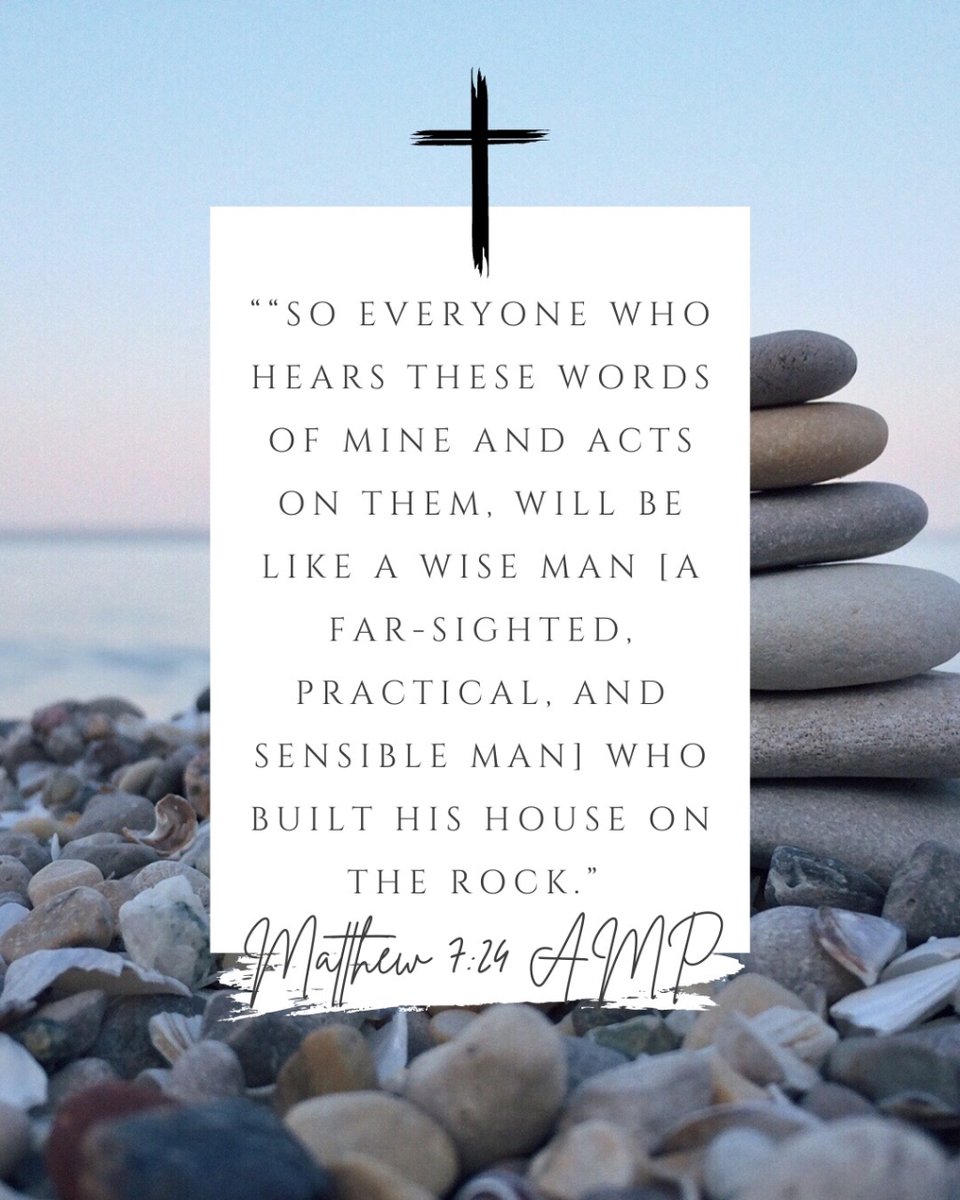 Our feet are on the rock. #jesusisking #jesusisrock #firmfoundation #disciple #hearGod #followJesus #discipleofJesus #fyp