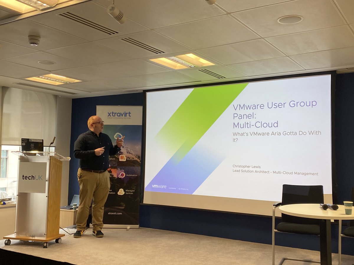 VirtualGirlLS's tweet image. ⁦@VMwareAria⁩ series with the our #vExperts panel #LonVMUG