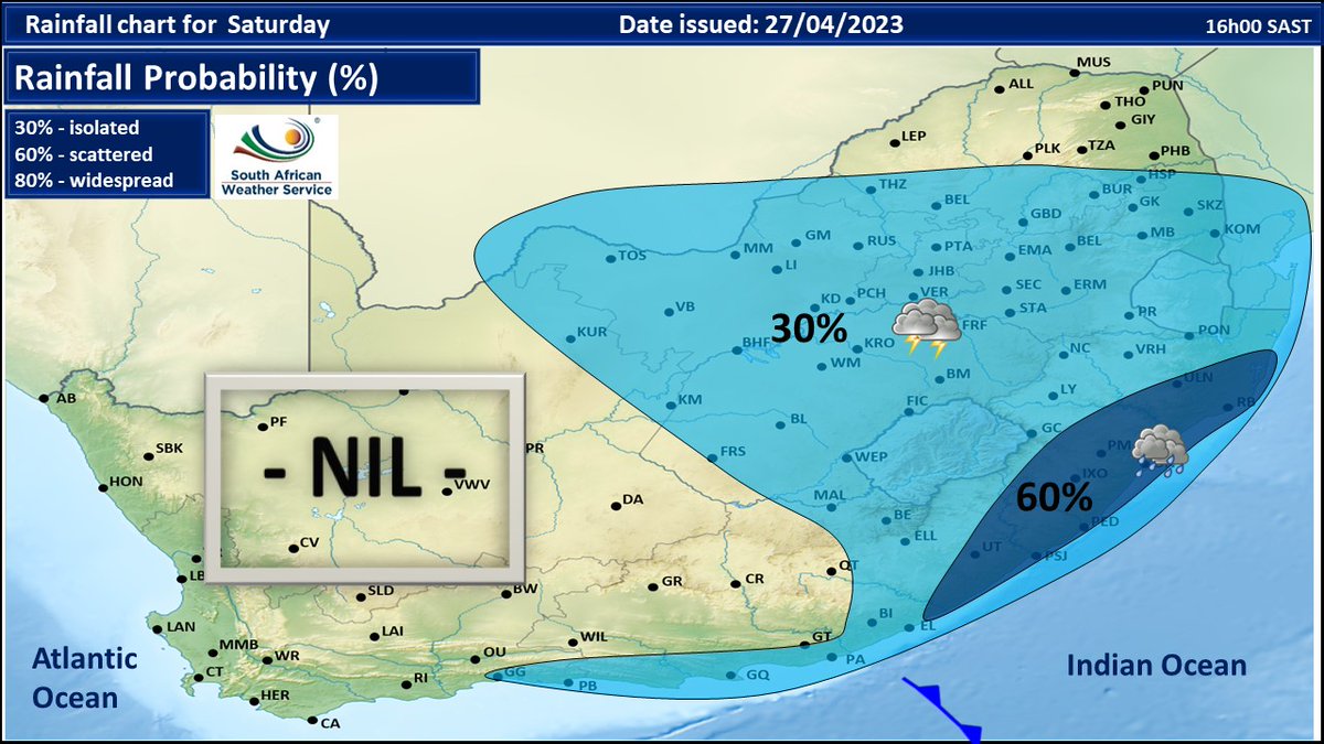 SA Weather Service on Twitter "Rainfall chart for Saturday, 29042023