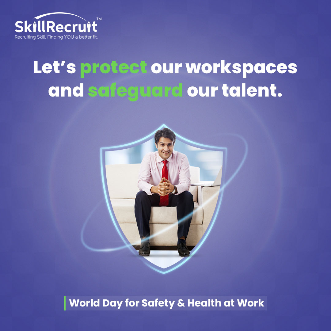 Beginning today, let’s act together to build a positively safe and healthy culture at our workplaces.

#skillrecruit #skilliantech #worlddayforsafetyandhealthatwork #safeworkspace #safetyandhealthatwork #safetyfirst #safeworkspacesmatter #healthandsafety