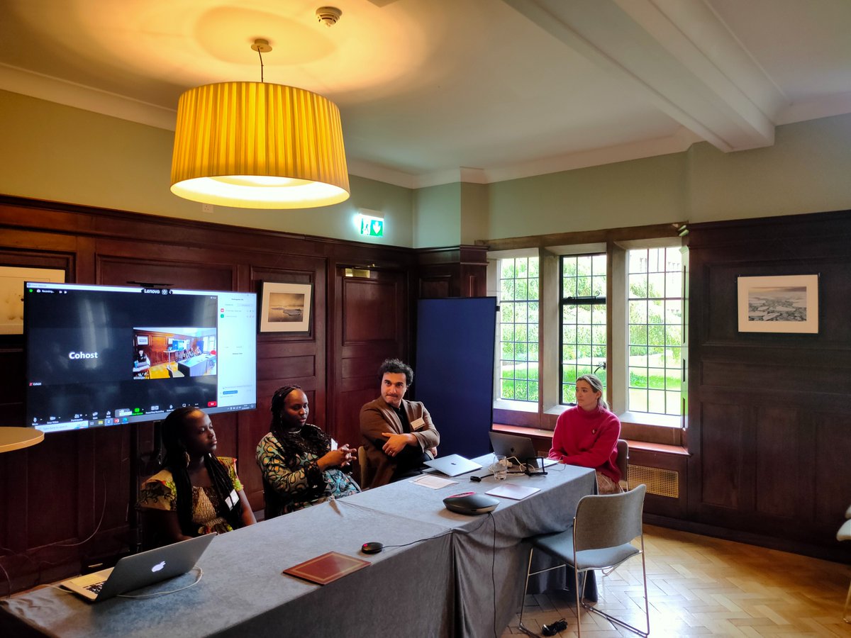 DesirableAI's tweet photo. Aderonke, Ali and Abigail shared their challenges of facilitating intercultural ethics while developing NLP tools in Nigeria, Ghana, Libya and Yemen in a fascinating panel of our conference.
#desirableAI #ManyWorldsofAI https://t.co/zYzQBZnLba