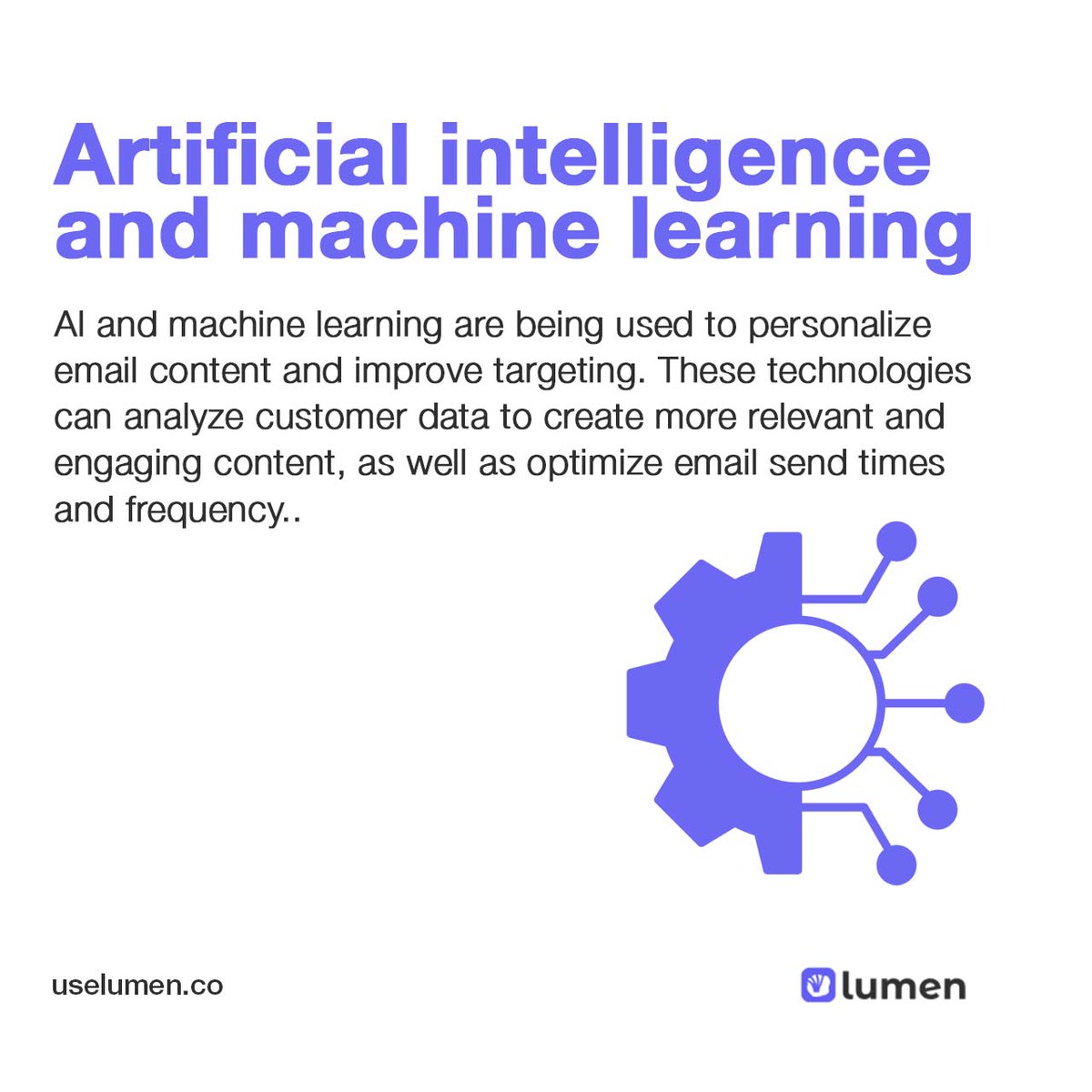 uselumen's tweet photo. How do you stay on top of email marketing trends?
We got a few tips to spare, check it out!
#Emailmarketing #marketingtips #marketing #customermessaging #Customerretention #AI #gamification #automation #segmentation #personalization https://t.co/k8z42Dz2Xq
