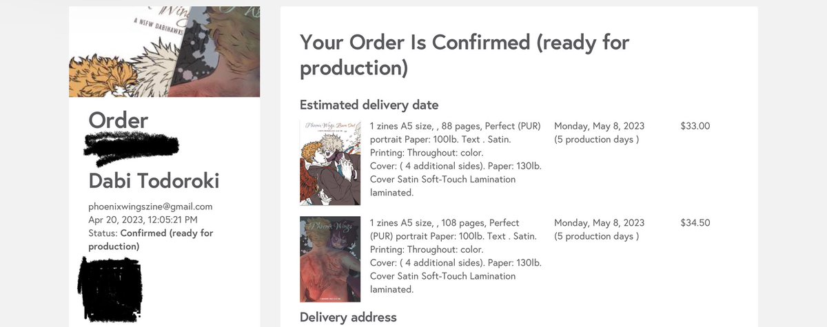 pwburnout's tweet photo. Good morning everyone! We have finished reformatting the zine and have ordered the second round of proofs. Hopefully by May 5th we will have the news that we can order all zines. https://t.co/LKCJZnndES