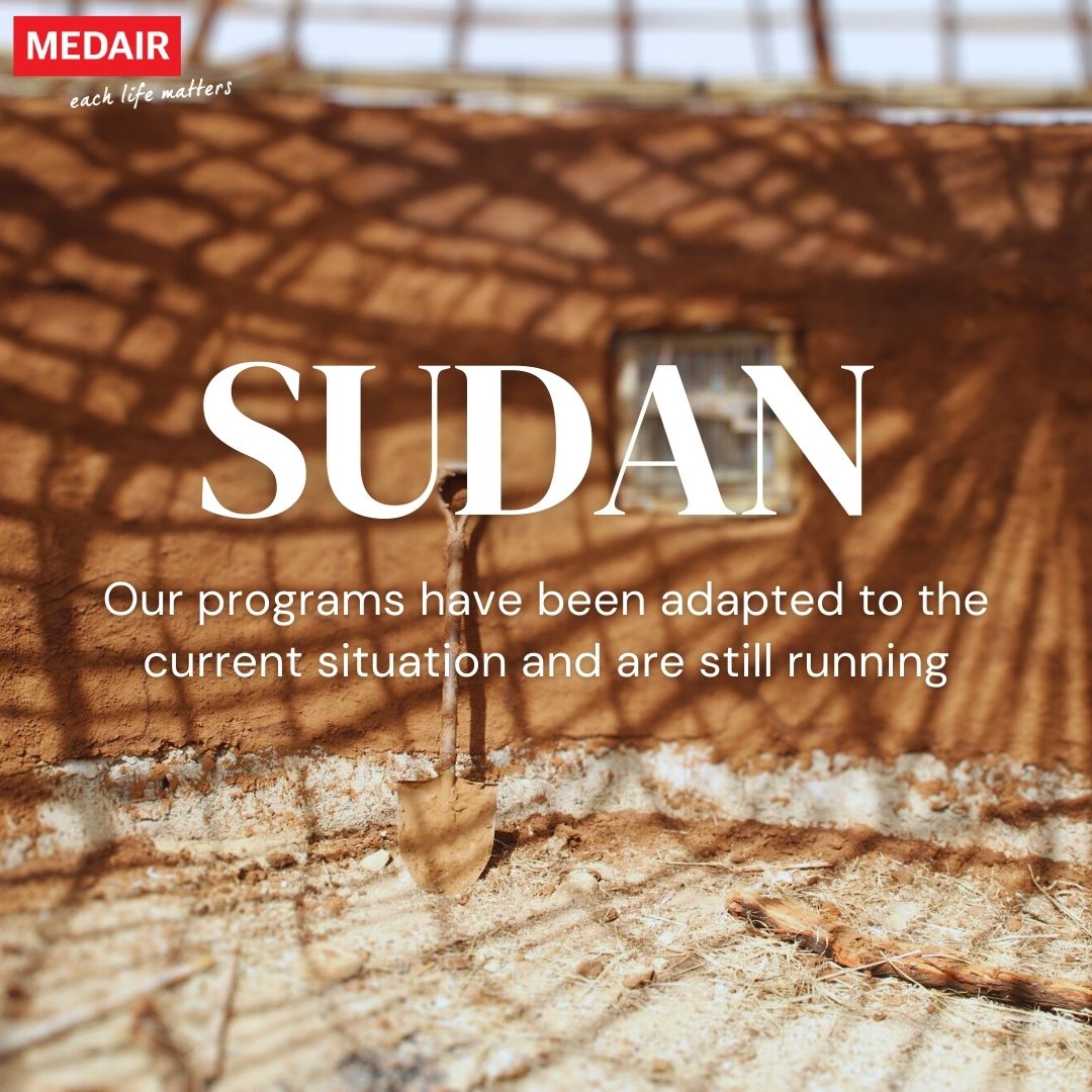 Our humanitarian activities in #Sudan have continued uninterrupted in locations outside Khartoum despite insecurity. We are going to scale up our response to serve more people in need focusing on #health, #nutrition and #WASH.   
 
medair.org/emergency/suda…